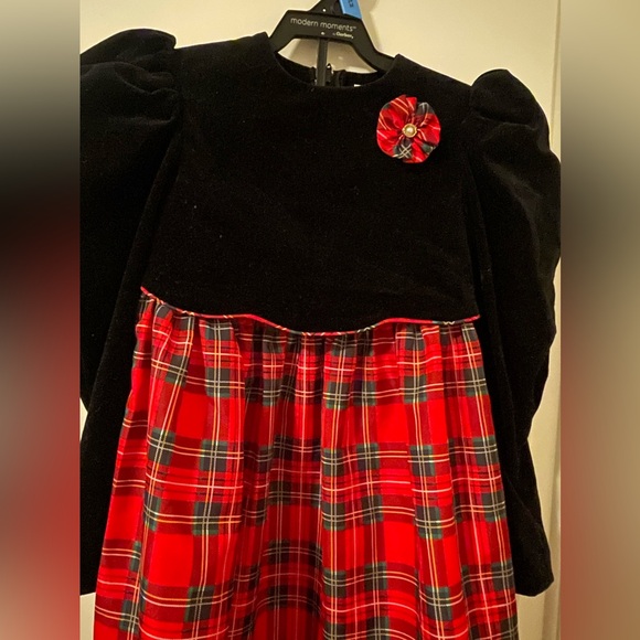 Cute vintage little girls holidays dress. Size 5 - Picture 2 of 6